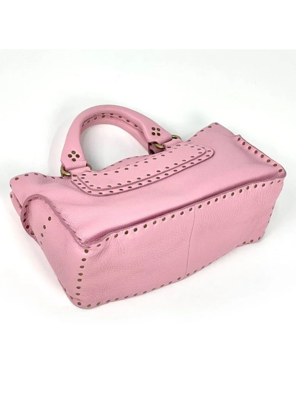 Celine Boogie Bag Handbag Leather Pink